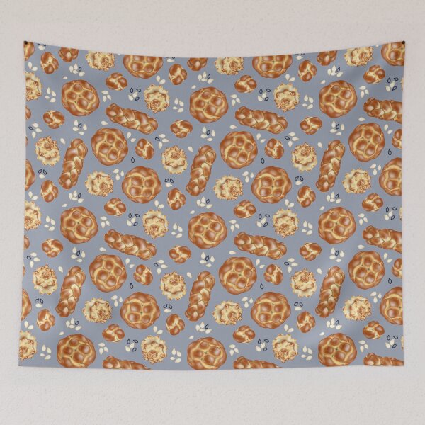 Item preview, Challah - Muted Blue designed and sold by HB Loves Crafts.
