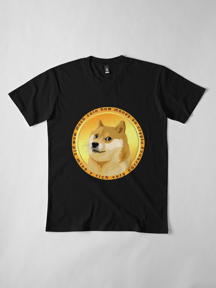 "Dogecoin T-shirt Funny Dog Meme Coin Crypto Currency Doge ...