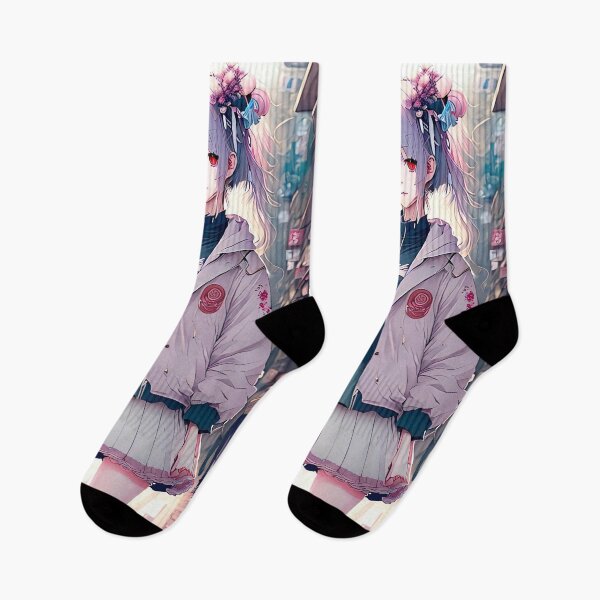 Item preview, Colourful Harajuku Girl designed and sold by RaveToTheGrave.