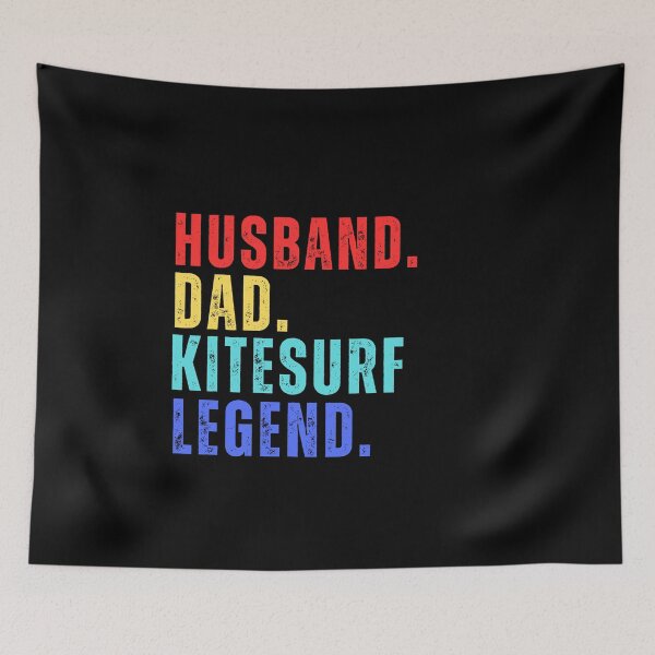 Item preview, HUSBAND DAD KITEFURF LEGEND, Water Sports, National Beach Day, Tropical Vacation designed and sold by Sun Sand & Sea Art.