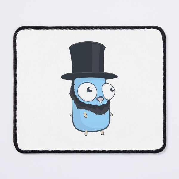 Item preview, The Golang Mascot: Stovepipe Hat designed and sold by hellkni9ht.