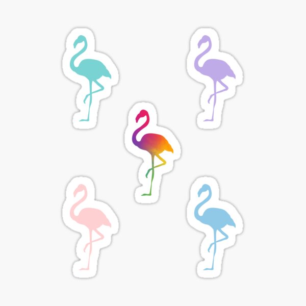 Item preview, Colorful Flamingo Pack designed and sold by 37jlee.
