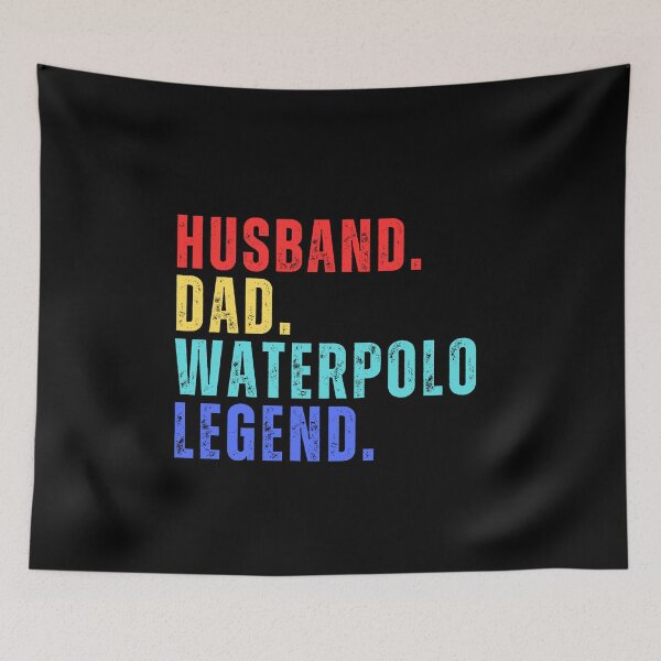Item preview, HUSBAND DAD WATERPOLO LEGEND, Water Sports, National Beach Day, Tropical Vacation designed and sold by Sun Sand & Sea Art.