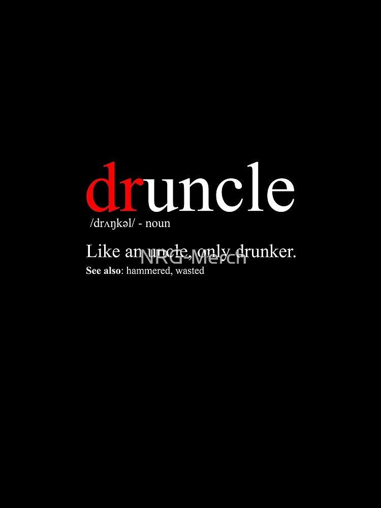 Download "Mens Druncle T-Shirt - Cool & Funny Uncle T-Shirt ...