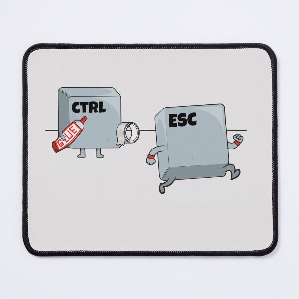 Item preview, CTRL ESC Control Escape Computer Keys Funny Geek Humor designed and sold by SilentEcho.