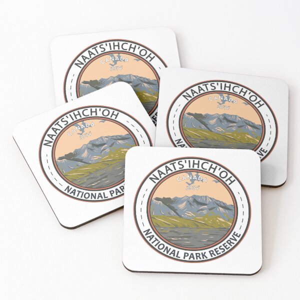 Item preview, Naats'ihch'oh National Park Reserve Canada Vintage Badge designed and sold by KrisSidDesigns.