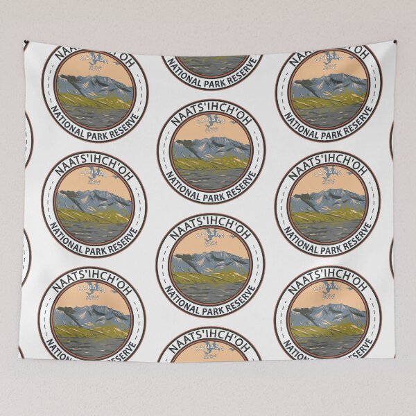 Item preview, Naats'ihch'oh National Park Reserve Canada Vintage Badge designed and sold by KrisSidDesigns.