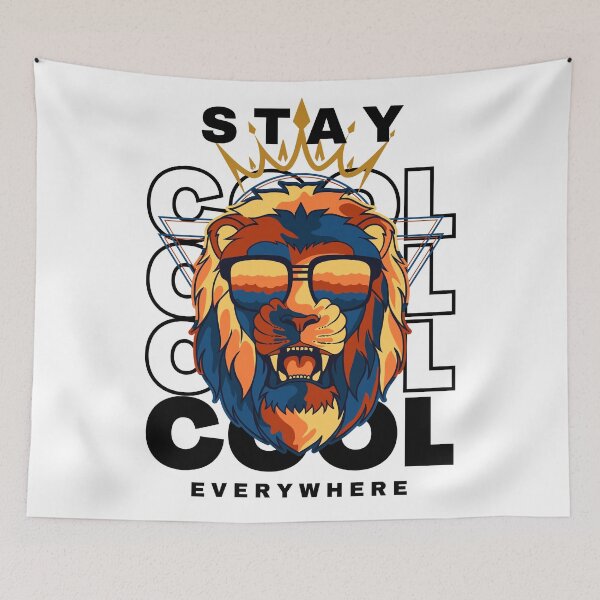 Item preview, Stay Cool Everywhere, Cool Lion, summer designed and sold by D-lion.