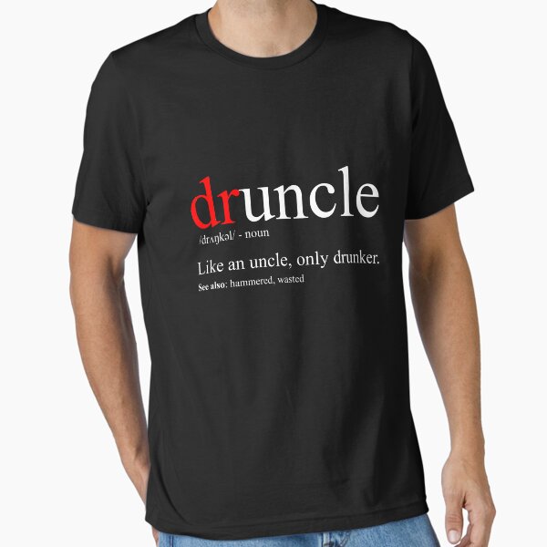 Artikel-Vorschau von Druncle T-Shirt für Herren – Cooles und lustiges Onkel-T-Shirt, designt und verkauft von NRG-Merch.