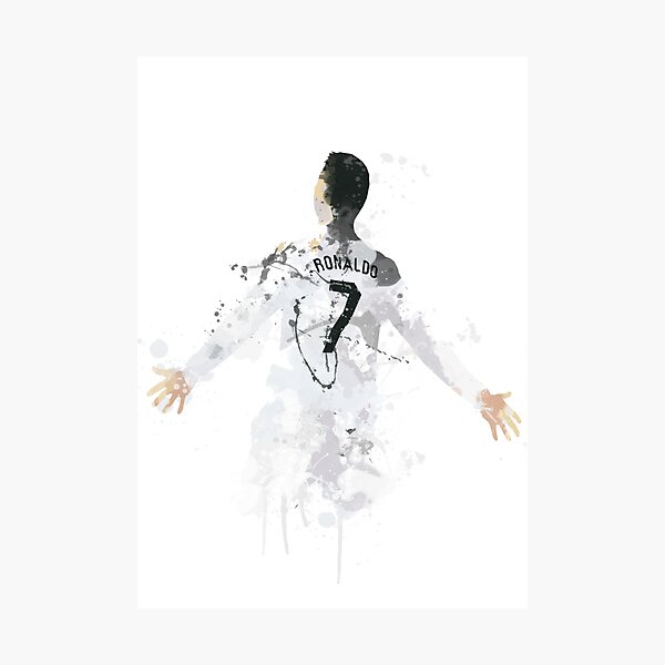 Item preview, Cristiano Ronaldo Art designed and sold by FootballArcade.