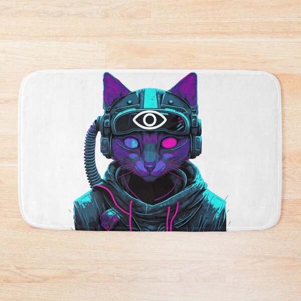 Item preview, Cyberpunk cat, Open Eye / AI,original designed and sold by Ksmith-Style.