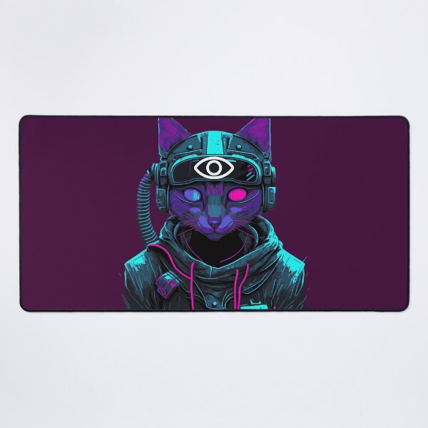 Item preview, Cyberpunk cat, Open Eye / AI,original designed and sold by Ksmith-Style.