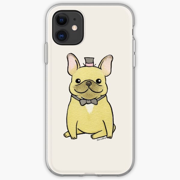 French Bulldog - The Little Gentleman iPhone Soft Case