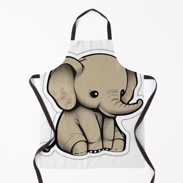 Item preview, Cute Baby Elephant designed and sold by Revjock.