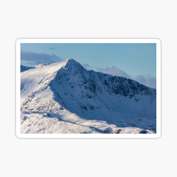 Winter Landscape Stob Coire nan Lochan Glencoe Lochaber Scotland Sticker