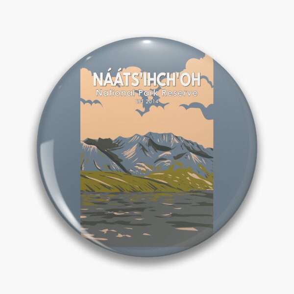 Item preview, Naats'ihch'oh National Park Reserve Travel Art Vintage designed and sold by KrisSidDesigns.