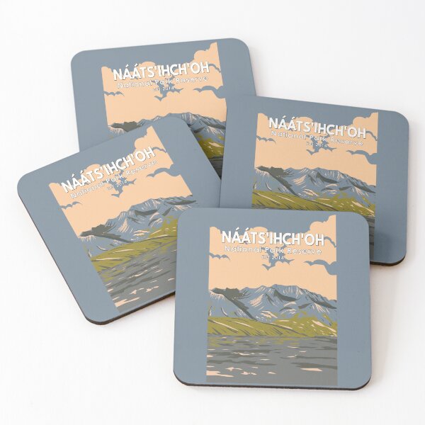 Item preview, Naats'ihch'oh National Park Reserve Travel Art Vintage designed and sold by KrisSidDesigns.