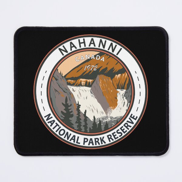 Item preview, Nahanni National Park Reserve Canada Vintage Badge designed and sold by KrisSidDesigns.