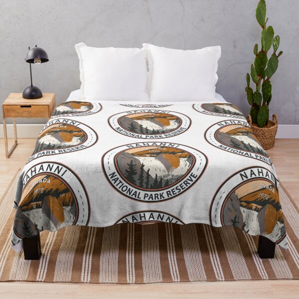 Item preview, Nahanni National Park Reserve Canada Vintage Badge designed and sold by KrisSidDesigns.