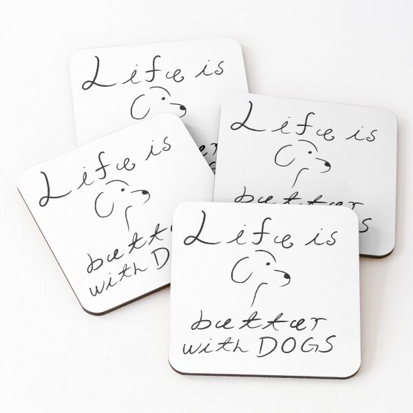 Item preview, Life is better with dogs designed and sold by ninaschuett.
