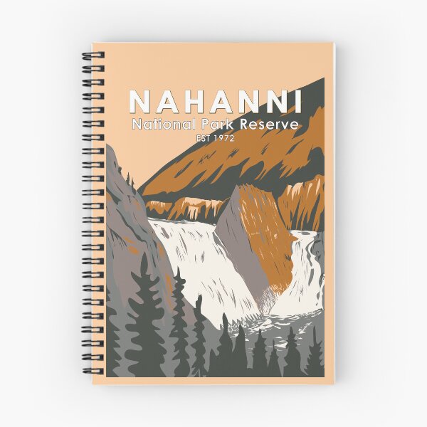 Item preview, Nahanni National Park Reserve Travel Art Vintage designed and sold by KrisSidDesigns.