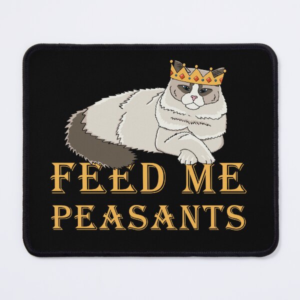 Item preview, Feed Me Peasants - Royal Ragdoll Cat - Ragdoll Cat in Crown designed and sold by EcoElsa.