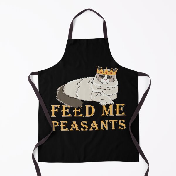 Item preview, Feed Me Peasants - Royal Ragdoll Cat - Ragdoll Cat in Crown designed and sold by EcoElsa.