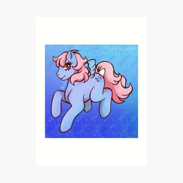 My Little Pony G1 - Wind Whistler - Hasbro Hong Kong - Vintage Années 80