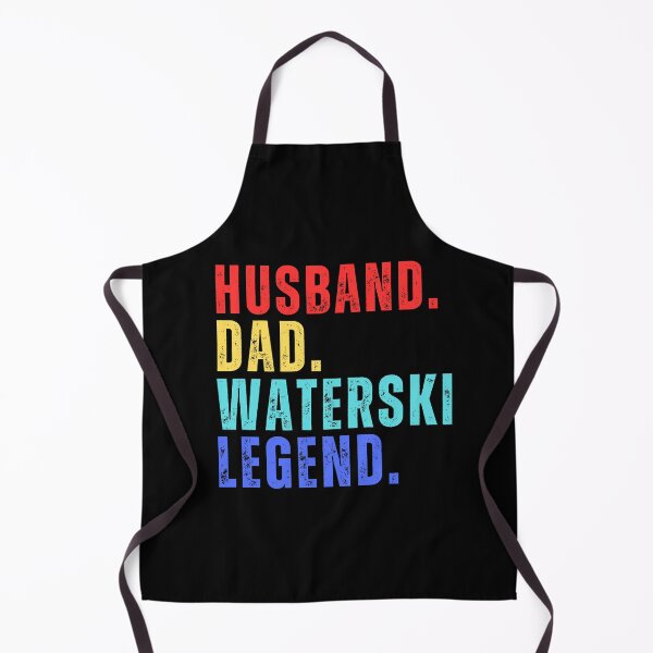 Item preview, HUSBAND DAD WATERSKI LEGEND, Water Sports, National Beach Day, Tropical Vacation designed and sold by Sun Sand & Sea Art.