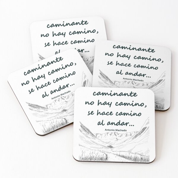 Item preview, Caminante no hay camino, a verse by Antonio Machado (version 2) designed and sold by Hugo Cuevas-Mohr.