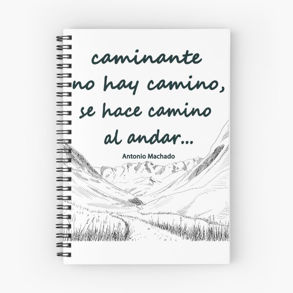 Item preview, Caminante no hay camino, a verse by Antonio Machado (version 2) designed and sold by Hugo Cuevas-Mohr.