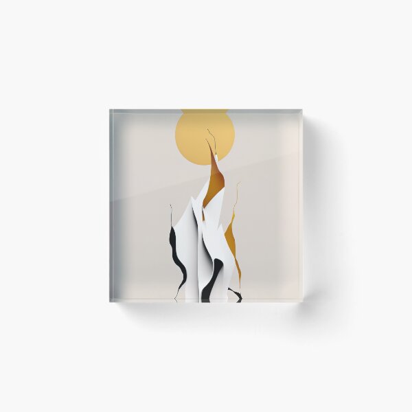 Item preview, Boho Abstract Art Painting designed and sold by elnixart.