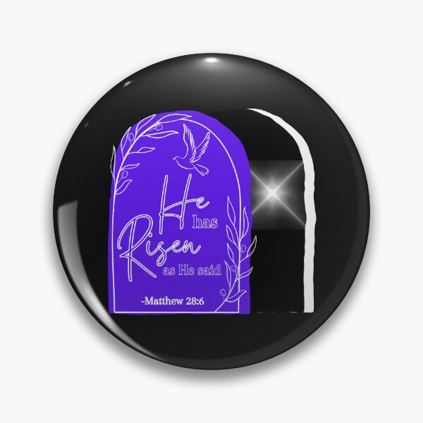 Item preview, He Has Risen Empty Tomb Easter Graphic designed and sold by PBJArt.