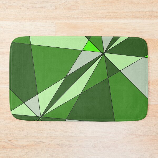 Item preview, Entropic Paints Geometric Green  designed and sold by Entropic-Paints.