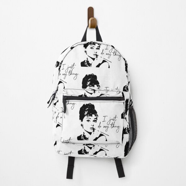Item preview, Audrey Heburn, I Just Do My Thing #blackandwhite designed and sold by Amy Brinkman.