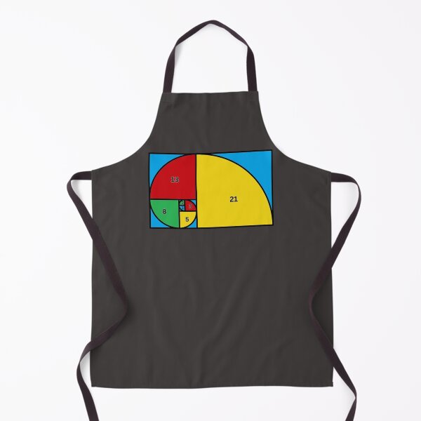 Item preview, Fibonnacci Numbers Sequence 1,2,3,5,8,21 Math Geometry designed and sold by LGbubble.