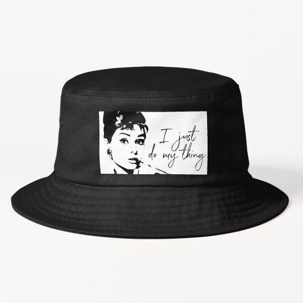 Item preview, Audrey Heburn, I Just Do My Thing #blackandwhite designed and sold by Amy Brinkman.