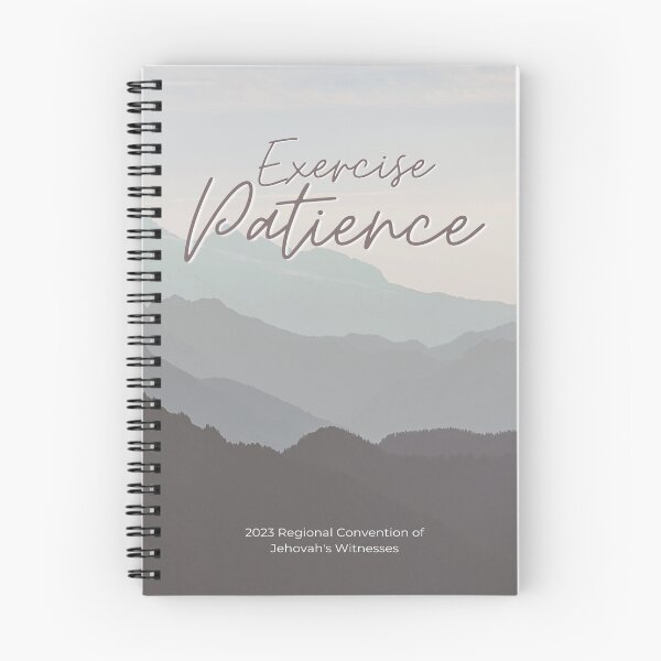 Item preview, 2023 Regional Convention Notebook - Exercise Patience designed and sold by fsultesart.