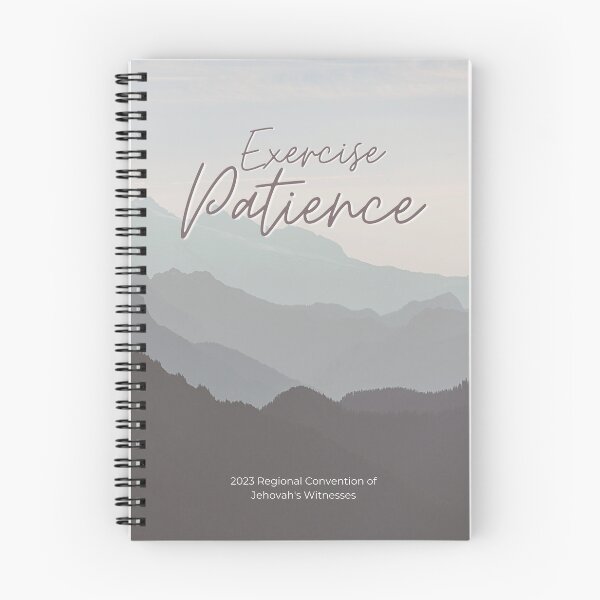 Item preview, 2023 Regional Convention Notebook - Exercise Patience designed and sold by fsultesart.