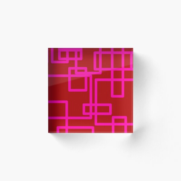 Item preview, Pink squares  designed and sold by Aesthetic  Home.