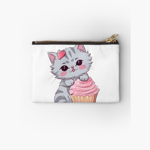Item preview, Cute kitten with a cupcake designed and sold by Kenneth Heiss.