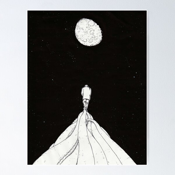 Moonlit Walk Poster