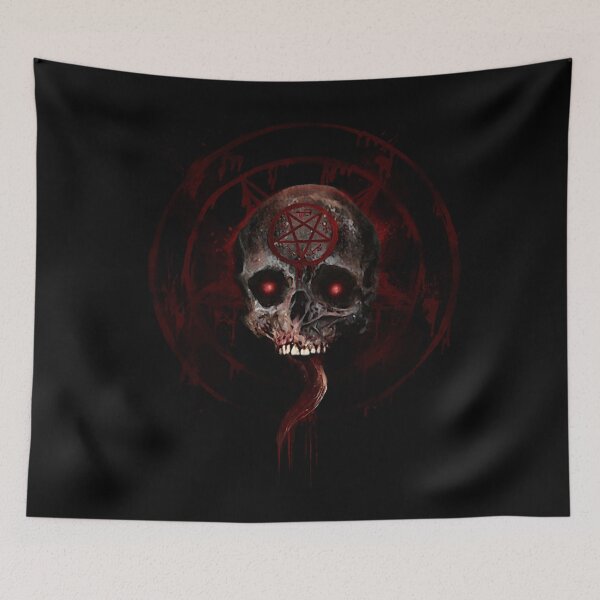 Item preview, Possessed Skull designed and sold by Heretic Graphics.