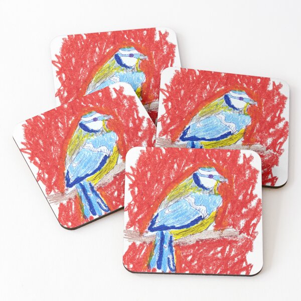 Item preview, Bird with red background designed and sold by MadeBySicilian.