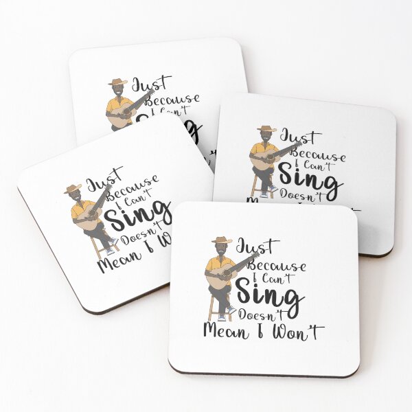 Item preview, Guitar Lover Just Because I Can't Sing Doesn't Mean I Won't designed and sold by GiftByAyoub.
