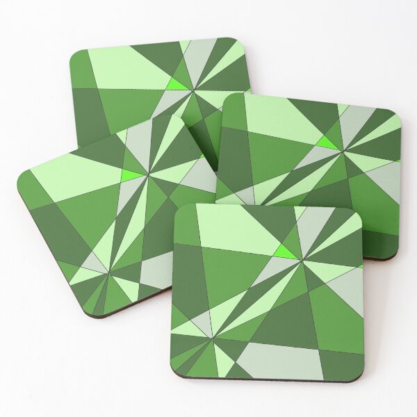 Item preview, Entropic Paints Geometric Green  designed and sold by Entropic-Paints.