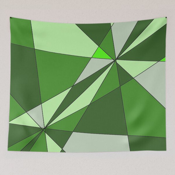 Item preview, Entropic Paints Geometric Green  designed and sold by Entropic-Paints.