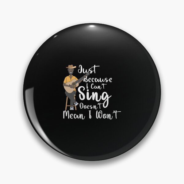 Item preview, Guitar Lover Just Because I Can't Sing Doesn't Mean I Won't designed and sold by GiftByAyoub.