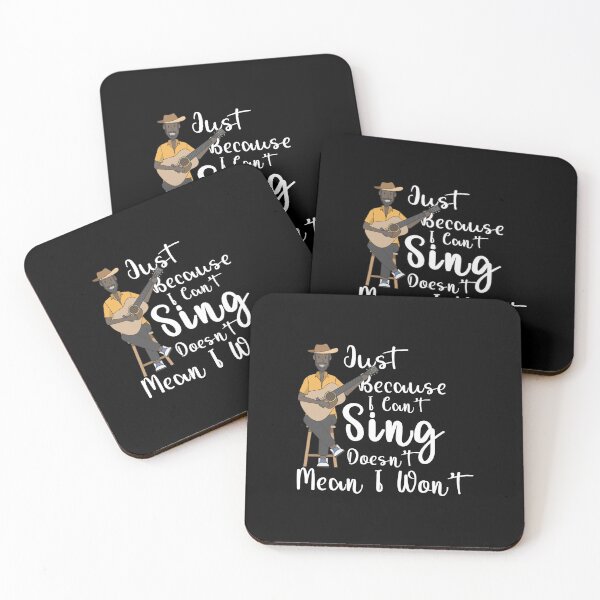 Item preview, Guitar Lover Just Because I Can't Sing Doesn't Mean I Won't designed and sold by GiftByAyoub.