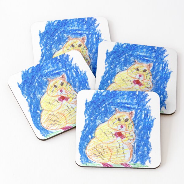 Item preview, Hamster with blue background designed and sold by MadeBySicilian.